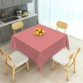 thumbnail image 5 of Tchckioa Dusty Rose Tablecloth for Restaurant Decor,54x54 Inch Square Stain Proof Table Cloth Cover, 5 of 6