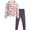 Pink Camo Multi, variant on RBX Girls' Legging Set - Quarter Zip Sherpa Pullover Kids Clothing Set (Size: 7-16)