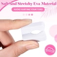 thumbnail image 3 of Separadores de dedos para pedicura Mumufy Soft Foam, 1000 unidades, color blanco, 3 of 6