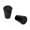Black - Cone, variant on Ilyapa Flat Black Kitchen Cabinet Knobs - Round Drawer Handles - 25 Pack of Kitchen Cabinet Hardware