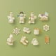 thumbnail image 2 of Juego de adornos navideños de porcelana Lenox Snow Pals de 12 piezas, 2 of 4