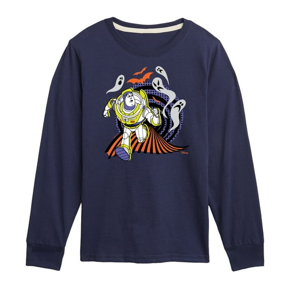 Toy Story - Buzz Lightyear Halloween Graphic - Toddler & Youth Long Sleeve Graphic T-Shirt