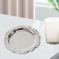 thumbnail image 2 of Bandeja para candelabro mayimx decorativa portátil 10cm plata, 2 of 9