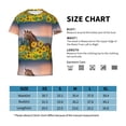 thumbnail image 2 of Wukai Horse Sunflowers Youth Unisex Short Sleeve T-Shirt for Boys, Girls, Teens, and Kids-Large, 2 of 7