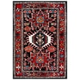 thumbnail image 2 of SAFAVIEH Vintage Hamadan Pemala Oriental Area Rug, Red/Black, 6'7" x 6'7" Round, 2 of 7