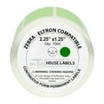 thumbnail image 2 of HOUSELABELS 2.25" x 1.25" Green Address Labels on 1" Core Compatible With Zebra and Rollo Printers, 6 Rolls / 1,000 Labels per Roll, 2 of 8