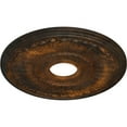 thumbnail image 3 of Ekena Millwork 16"OD x 3 5/8"ID x 3/4"P Melonie Ceiling Medallion (Fits Canopies up to 6 3/8"), Hand-Painted Rust, 3 of 6