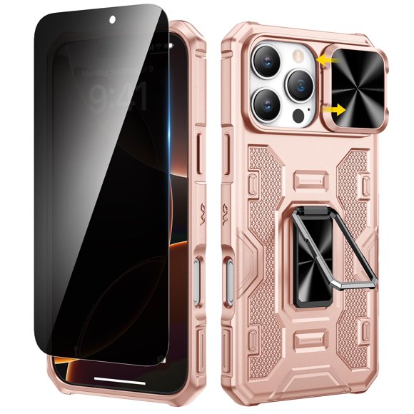 Funda para teléfono celular VEGO iPhone 16 Pro Max 6.9" Rose Gold