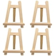 thumbnail image 1 of 4Pcs Solid Wood Easels Calendar Display Rack Photo Frame Brackets Painting Storage Holder for Home Shop, 1 of 8