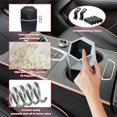 thumbnail image 4 of Cubo de basura de coche BFXM con tapa, cubo de basura para asiento, portavasos, 4 of 7