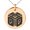 Rose, variant on Stainless Steel Letter Q Initial 3D Cube Box Monogram Engraved Small Medallion Circle Charm Pendant Necklace
