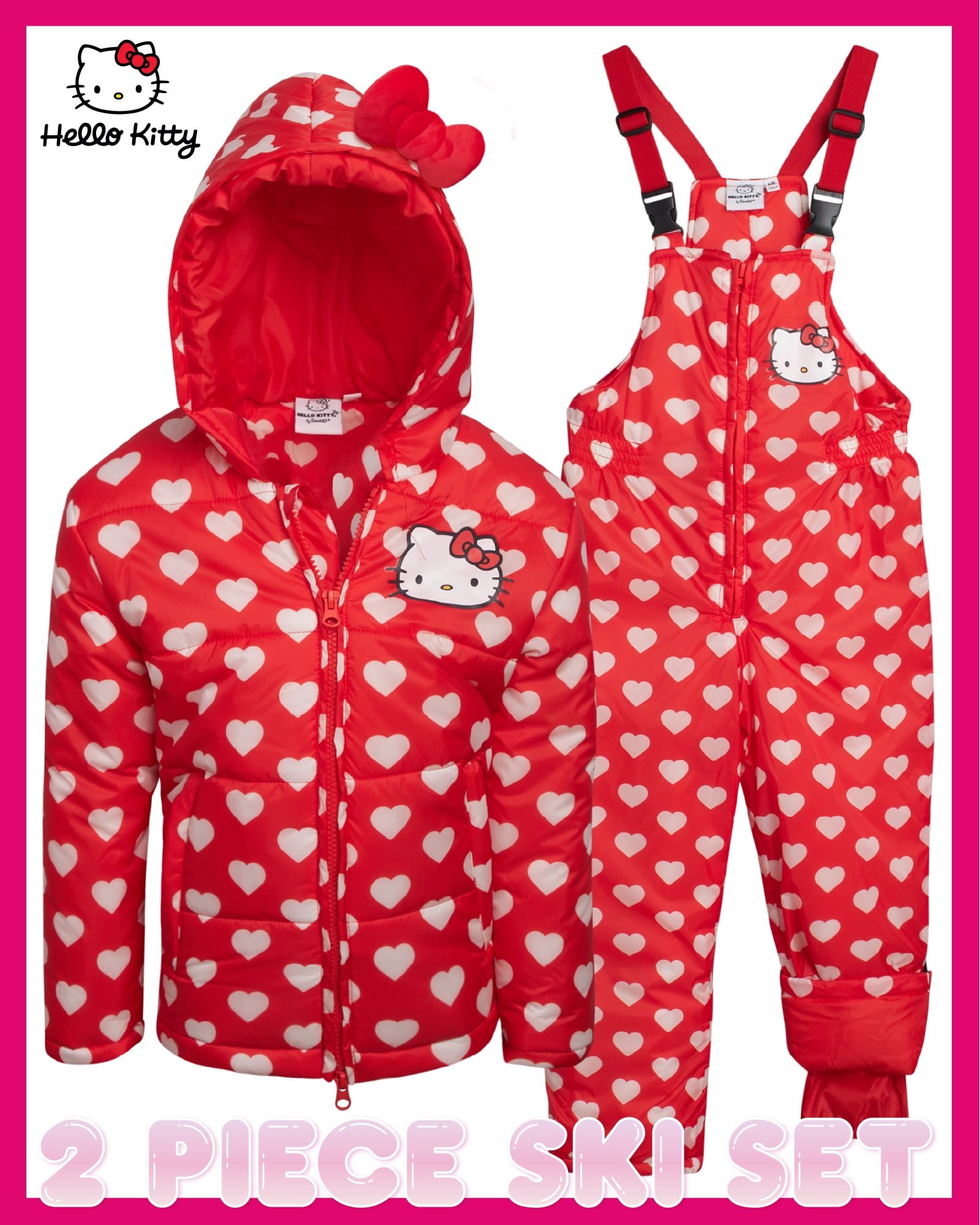 Disney Girls Snowsuit Set - Minnie Mouse Lilo and Stitch 2 Piece