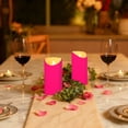 thumbnail image 6 of Iauyy Flameless Candles Battery Operated LED Pillar Candles with Remote and Timer, Bright and Vivid Set of 2 （M), 6 of 8