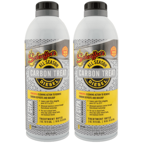 Schaeffer’s 137CTPA CarbonTreat All Season Diesel Fuel Additive, 16 oz. (Pack of 2)