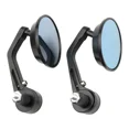 thumbnail image 5 of Convient pour Paire de Rétroviseurs de Moto 7/8 Pouces 22mm Rétroviseur Rond de Guidon pour Scooters ATV Anti-Reflet, 5 of 5