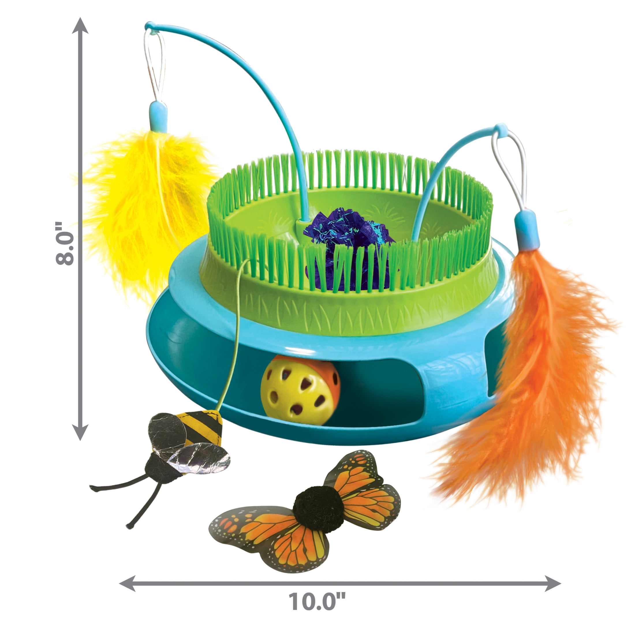 KONG® Playground Garden Multi-Sensory Cat Toy, with Premium North American Catnip