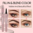 thumbnail image 6 of 4-Tip Eyebrow Pen 3D Waterproof Microblading Eyebrow Pen，Natural Makeup Long-Lasting Fine Stroke Magic Eyebrow Pencil,Light Brown, 6 of 7