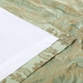 thumbnail image 6 of Magdelena Jade & Gold Designer Damask Curtain (1 Panel), Magdelena Jade & Gold, 50W X 108L, 6 of 6