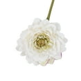 thumbnail image 2 of dianhelloya Artificial Flower Realistic Decorative Bright-colored Bedroom Living Room Simulation Dahlia Flower Home Decor White, 2 of 8