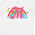 thumbnail image 4 of Inktastic Rainbow Letter M Monogram Girls Toddler T-Shirt, 4 of 5