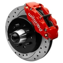 Wilwood Forged Narrow Superlite 6R Front Big Brake Kit 12.19in Drilled Rotors 88-98 C1500 - Red