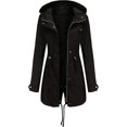 thumbnail image 1 of Lightweight Rain Jacket With Hood For Women - Active Outdoor Trench, 1 of 5