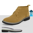thumbnail image 5 of Men's Ankle Boots Casual Leather Lace Up Shoes Flat Heel Sneakers for Comfortable Daily Walking Footwear All Season Wear, 5 of 9