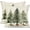 White, variant on Christmas Pillow Covers 18x18 Inch Set of 2 Green Christmas Tree with Cedar Decorative White Throw Pillows Winter Christmas Decor for Home Couch ST-020A18