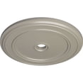 thumbnail image 3 of 41 1/8"OD x 4"ID x 2 1/8"P Classic Ceiling Medallion (Fits Canopies up to 5 1/2"), Hand-Painted Pearl White, 3 of 6