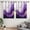 Purple and Gold, variant on White and Copper Marble Pattern Blackout Curtains,Triple Weaved Fabric,Thermal Insulated,Room Darkening,Grommet Top,2 Panels,42x45in(107x114cm)