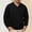 Black, variant on Men's V Neck Sweatshirt Fall Winter Casual Long Sleeve Casual Relaxed Fit Classic Sweat Shirts Soft Comfy Basic Pullover Shirt Black XL