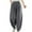 Gray, variant on Sexlip Women's Baggy Corduroy Harem Pants, Vintage Elastic High Waist Loose Comfy Pull On Trousers with Pockets Black XXL