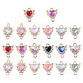 thumbnail image 2 of 20 Uds Colgantes de Abalorios de Amor BLESIY Suministros de Joyería Artesanal para DIY, 2 of 7