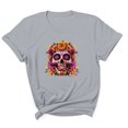thumbnail image 2 of NuoCaiYun Womens Plus Size Tshirt Graphic Tees Crew Neck Summer Short Sleeve Loose Fit Tops, 2 of 6