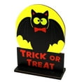 thumbnail image 1 of Decoración de Madera Advancent Festival de calabaza de Halloween Signo decorativo Placas Accesorios Suministros para manualidades con soporte Kits de decoración para fiestas Tipo 8, 1 of 6