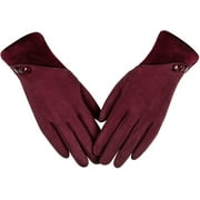 Whiteleopard Women's Winter Gloves with Sensitive Touch Screen Texting Fingers - Fleece Lined, Windproof and Warm