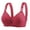 Red, variant on Womens Bras Women's Plus Size Front-Close T-Back Wonderwire Underwire (Beige,48)