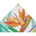 thumbnail image 4 of Birds Of Paradise Flower Tapestry Wall Hanging Tapestries Happy Colorful Hippie Psychedelic Art Polyester Carpet Wall Decorative for Living Room Bedroom 60x51inch, 4 of 7