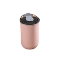 thumbnail image 2 of Stainless Steel Mouthwash Mug Stainless with Handle and Lid - Pink Plastic Insulated Travel Mug. Double Wall Vacuum Thermal Cup for Home and Office., 2 of 8