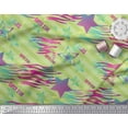 thumbnail image 3 of Soimoi Modal Satin Fabric Star & Diagonal Stripe Print Sewing Fabric Yard 42 Inch Wide, 3 of 3