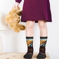 thumbnail image 5 of Rateoe Prairie Meditating Raccoon Pattern Children's Socks, Socks Gifts ,kids Crew Soft Cotton Socks , Moisture-Wicking, Durable, Ideal for Daily Wear & Sports, 5 of 5