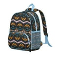 thumbnail image 2 of Earthy Aesthetic Student Backpack – Boho Style Abstract Floral Lightweight Student School Bag for Students, 2 of 6