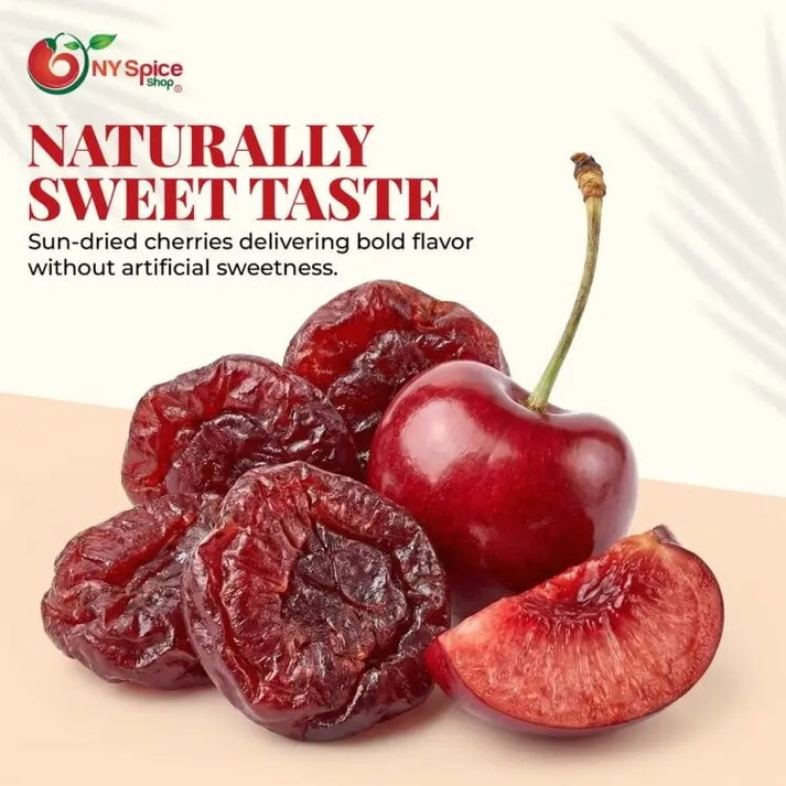 NY SPICE SHOP Whole Dried Cherries - 5 Pound - Dried Whole Cherries - Whole Cherry Pieces - Dried Red Cherries - Sweet Tart Cherry Bites - Chewy Cherry Fruits for Snacking, Baking, Cereals & Salads