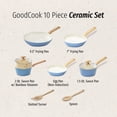 thumbnail image 4 of Cookware Set GoodCook Healthy Ceramic Titanium 10-Piece, 4 of 6