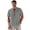 #05 Gray 【Mix & Match: Essential Colors in Stock】, variant on Men's Summer Casual Button Up Shirt Short Sleeve Stand Collar Solid Color Top Blouse for Business Casual Office Work Travel Beach Vacation Modern Fashion Essential | AESTIVO,Army Green L