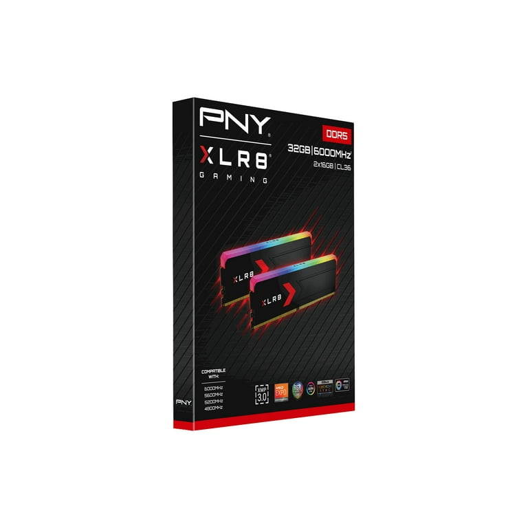 PNY XLR8 Gaming Epic-X RGB™ 32GB (2x16GB) DDR5 6000MHz CL36 (XMP