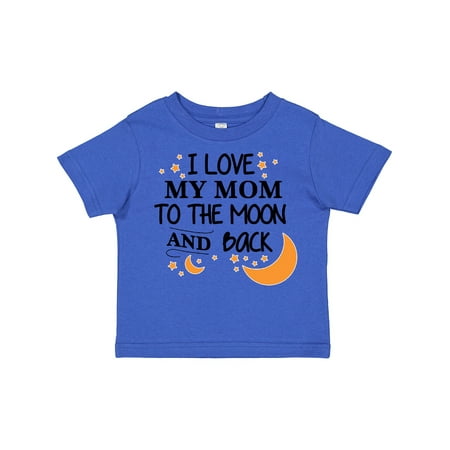 

Inktastic I Love My Mom to the Moon and Back Gift Toddler Boy or Toddler Girl T-Shirt