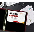 thumbnail image 4 of Orwell Classic Collection Executive Presentation 3 Ring Binder, Round Ring 1/2 Inch Capacity with Brass Ring Metal and Brass Corners (Brown), 4 of 6
