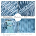 thumbnail image 5 of PAPADA Child Kids Bike Tassel Tape Bike Basket,Girls Boys Bicycle Basket Front Deco, 5 of 15