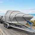 thumbnail image 2 of Outsunny 19-20 Ft Trailer Boat Cover, Waterproof Universal Boat Cover Grey, 2 of 10